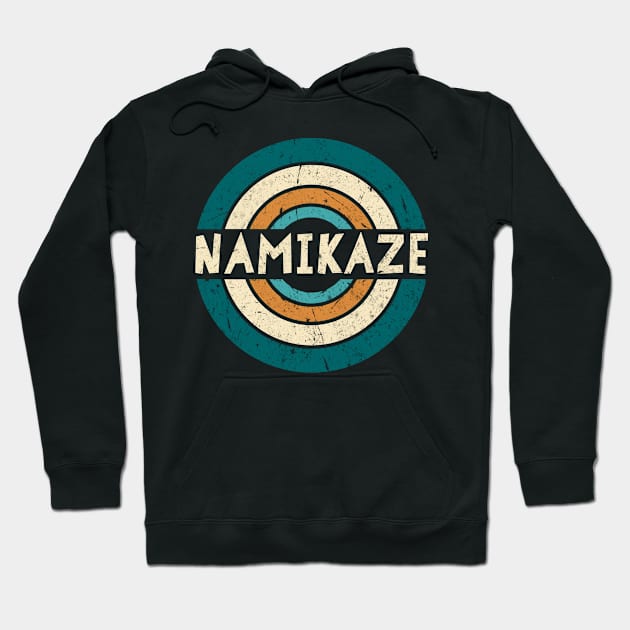 Retro Styles Namikaze Name Birthday 70s 80s 90s Circle Hoodie by Amir Dorsman Tribal